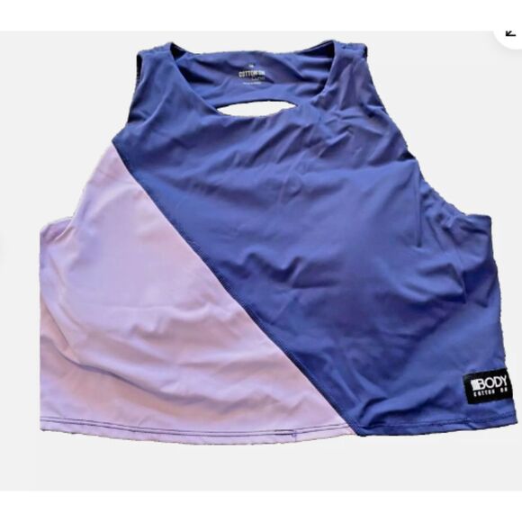 Cotton On NWT Size 18 Body Curve‎ Ultimate Vestlette Sports Bra Purples - Picture 1 of 7